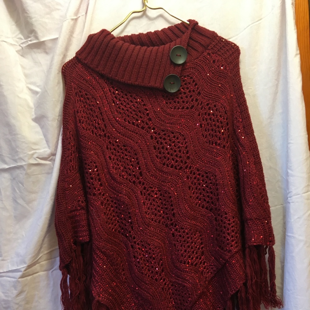 Cute warm and comfy cape/ shawl